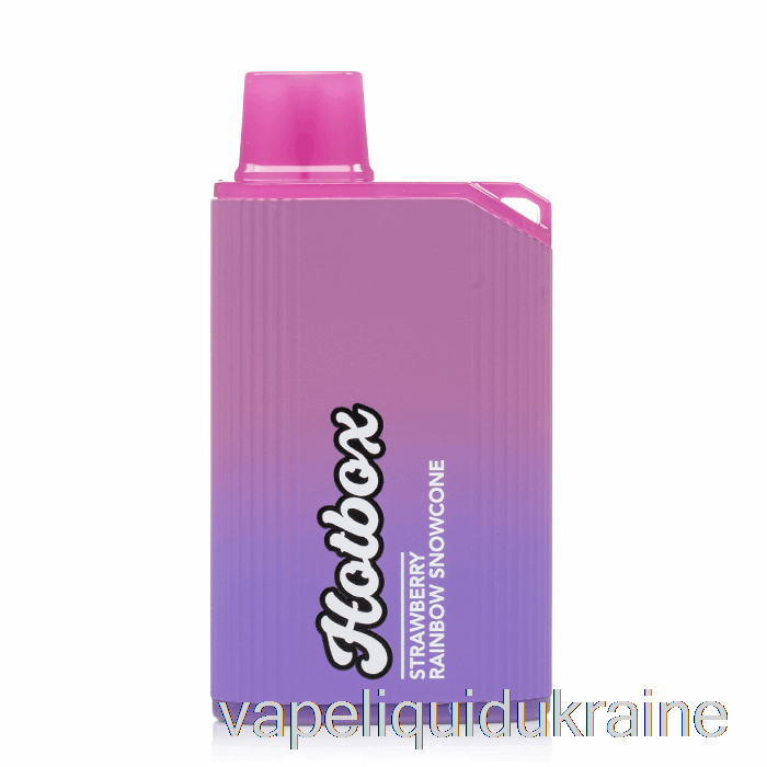Vape Ukraine Puff Brands Hotbox 7500 Disposable Strawberry Rainbow Snow Cone